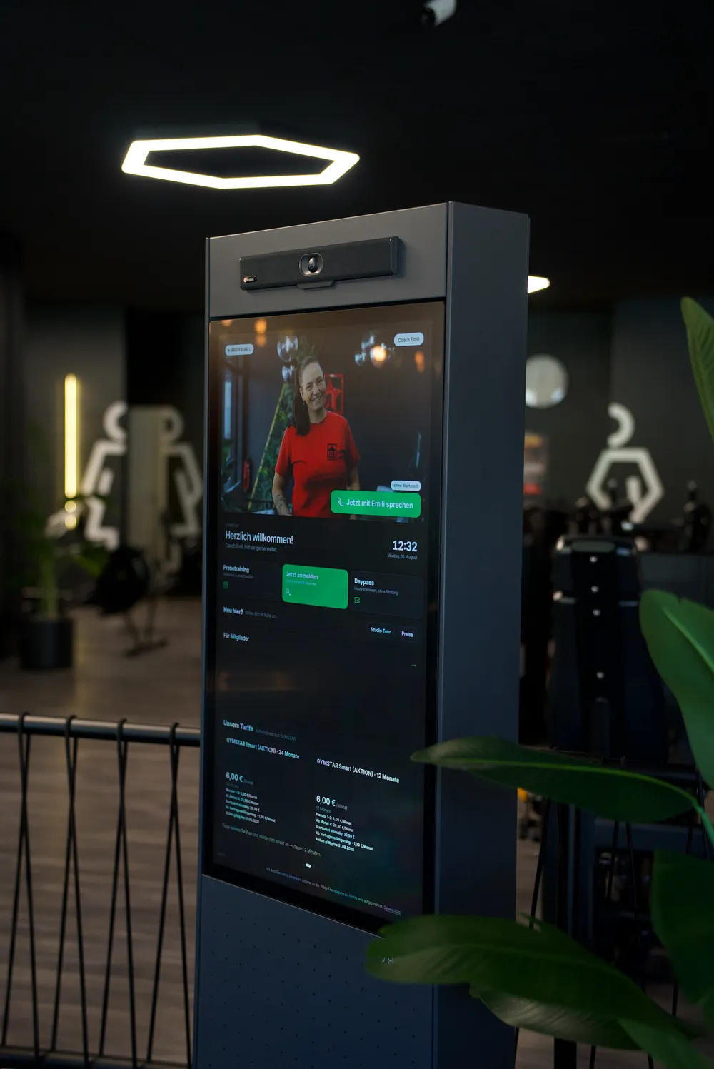 Gymmy Terminal im Fitnessstudio